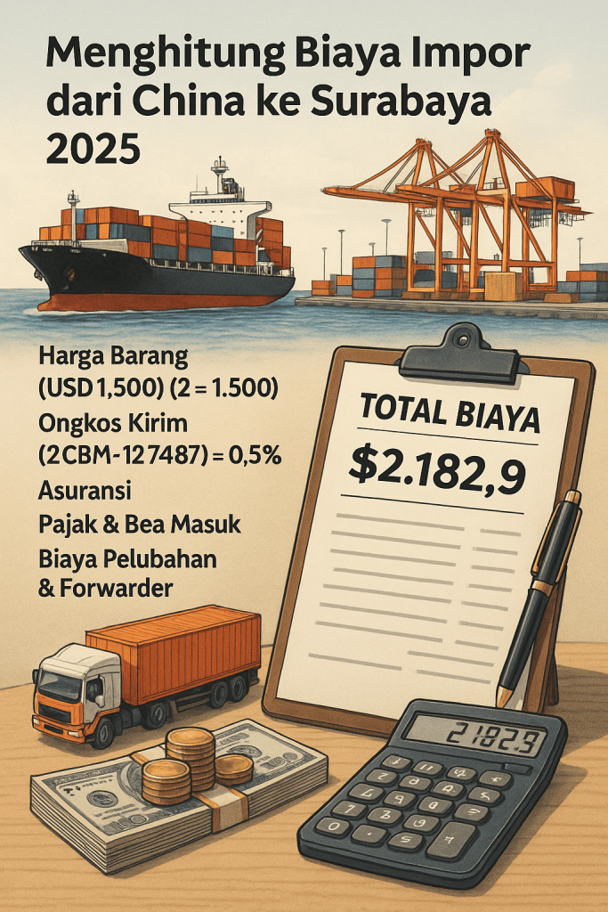 china ke surabaya