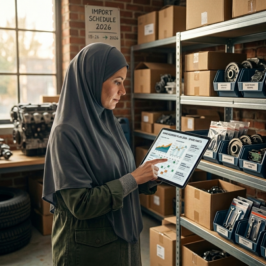 Reorder Plan Impor Sparepart UMKM 2026, Jangan Sampai Stok Kosong, Tapi Juga Jangan Bikin Cash Flow Patah