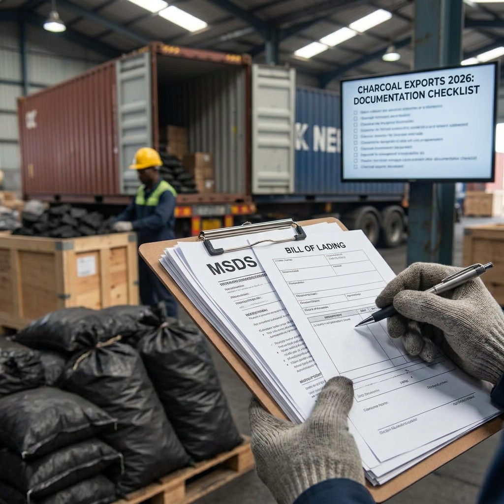 MSDS Saja Tidak Cukup untuk Ekspor Charcoal 2026, Dokumen Ini Harus Nyambung Sebelum Stuffing